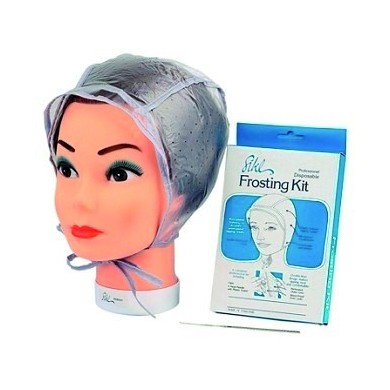 Cuffia per meches + uncinetto conf 5pz